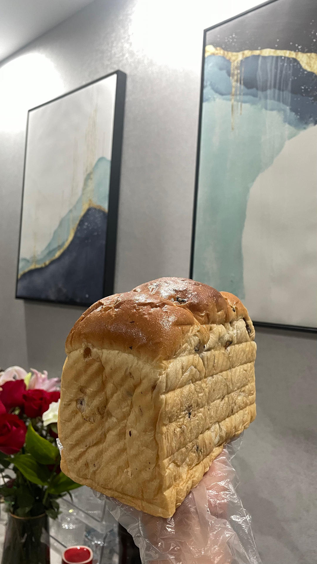 奶呼呼的厚炼乳吐司