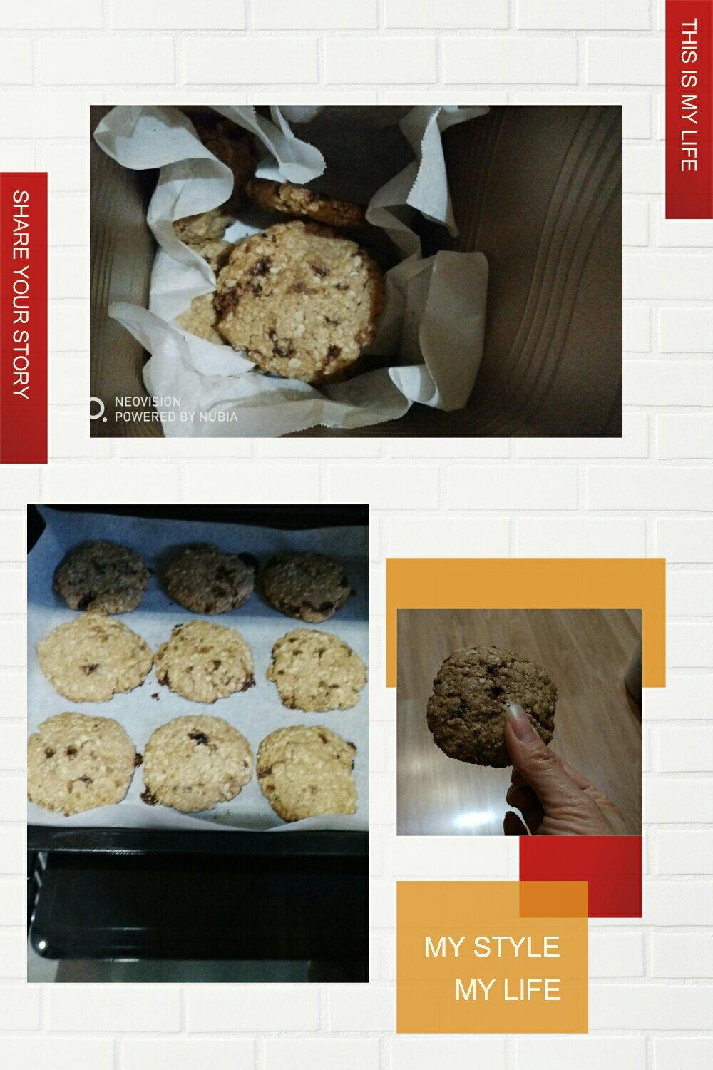 肉桂燕麦饼干（素）