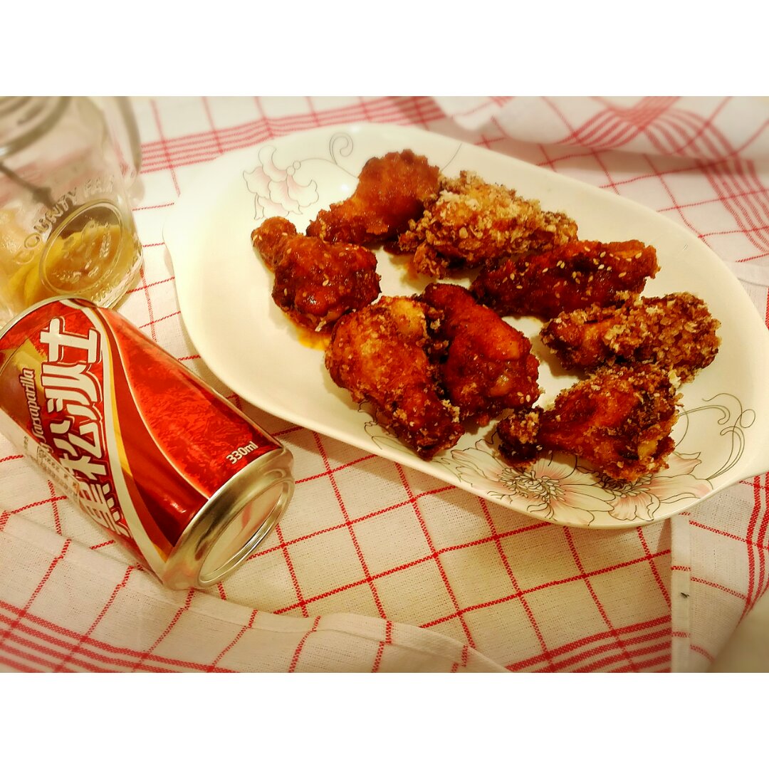 好蝇做的啤酒和炸鸡