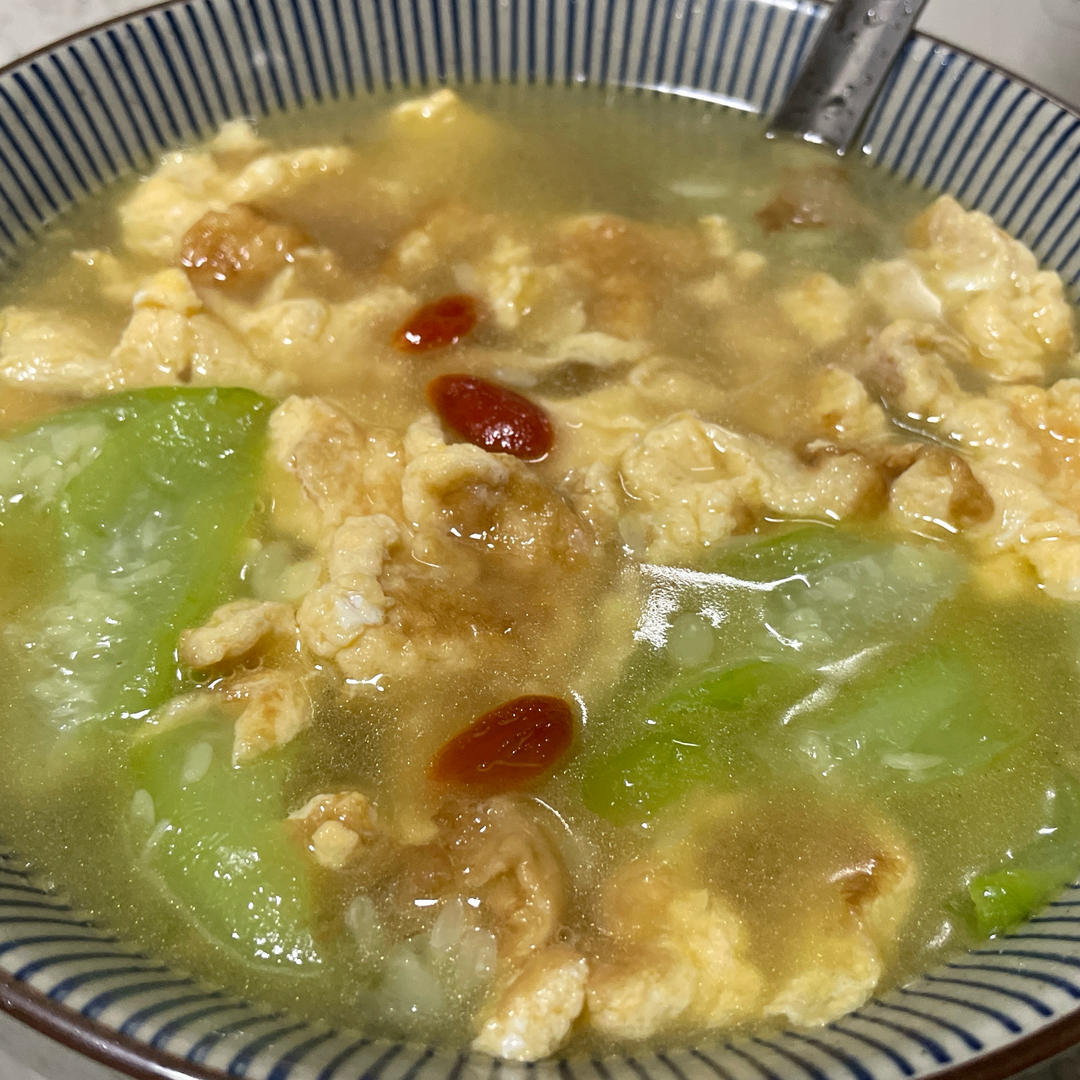 丝瓜鸡蛋汤