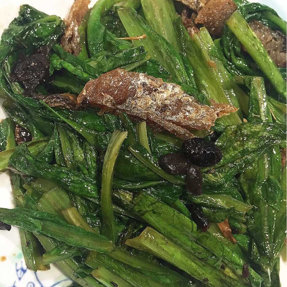 豆豉鲮鱼油麦菜