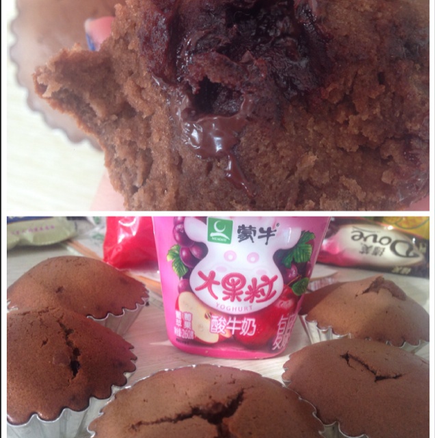 莫尼卡美食厨房：爆浆巧克力蛋糕