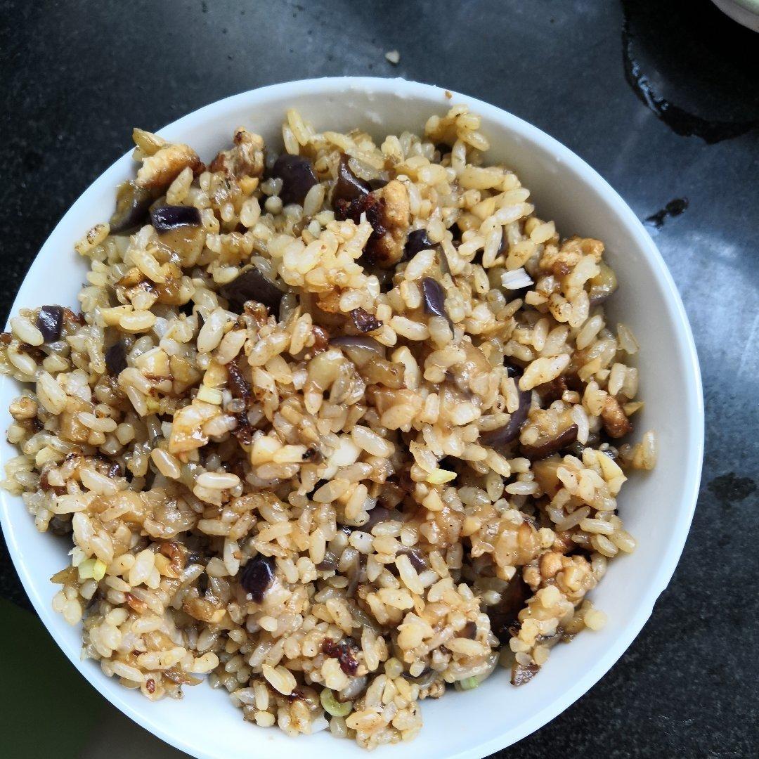 特别好吃的茄子炒饭