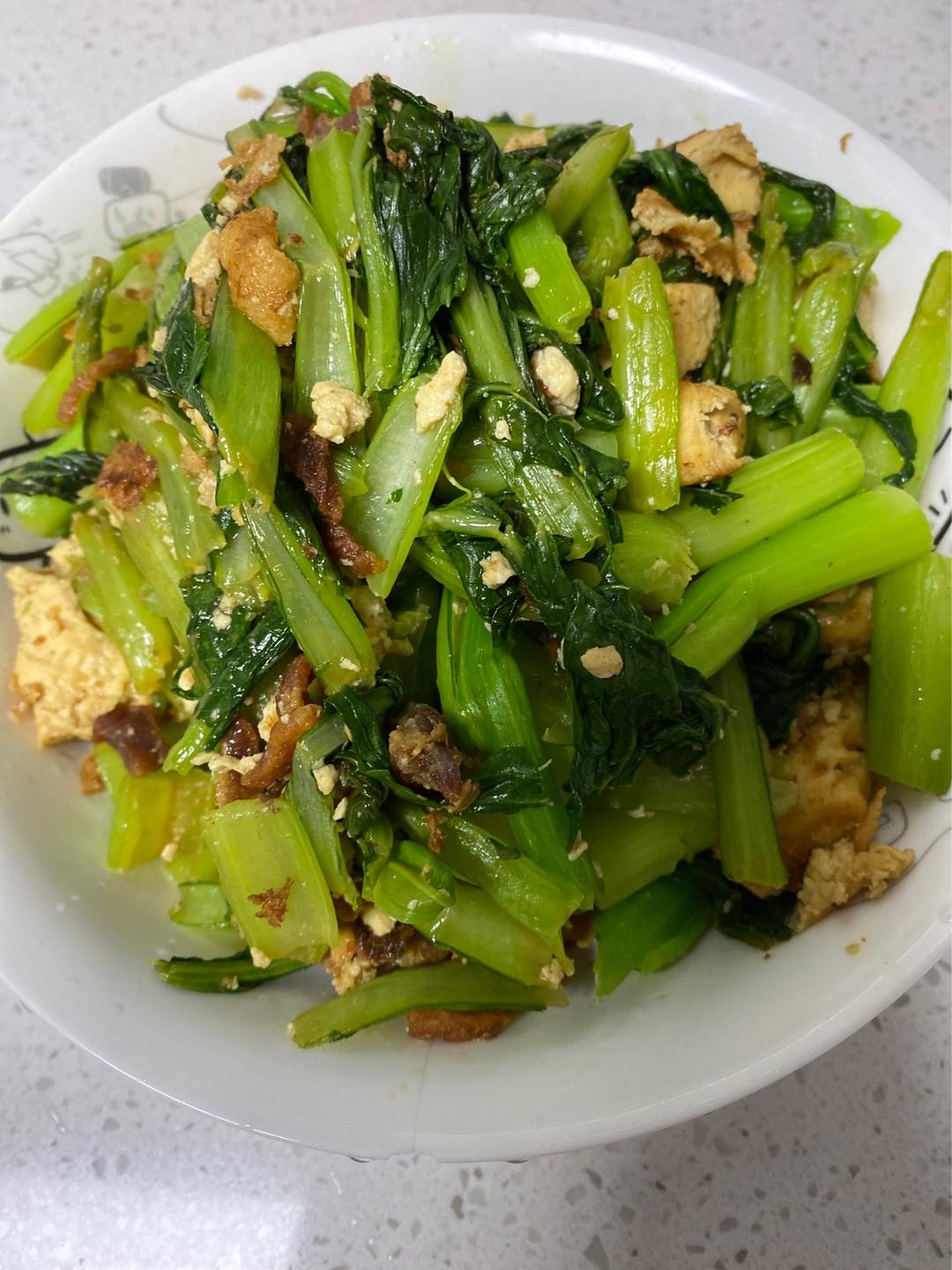 好吃的家常青菜豆腐