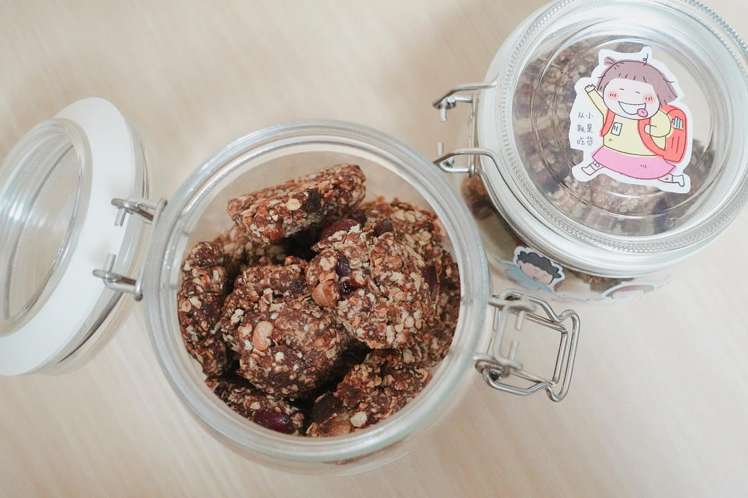 少糖少油可可燕麦饼干（懒人版）