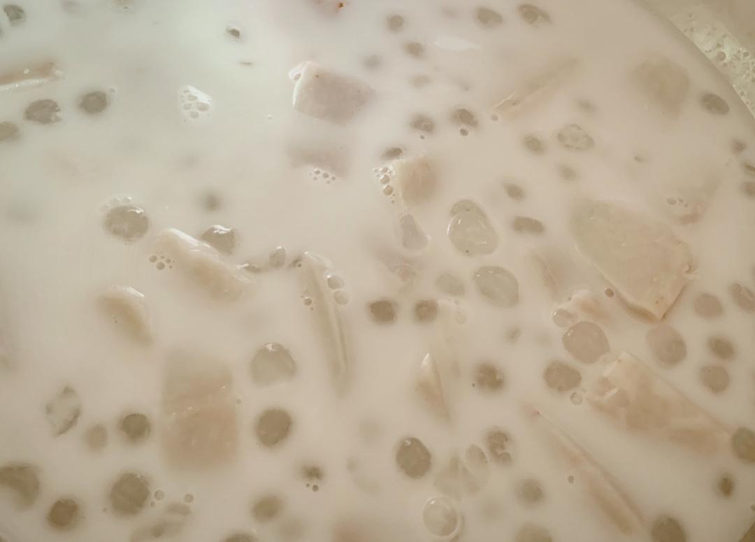 椰香香芋西米露