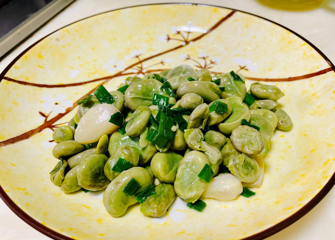 小美葱油蚕豆