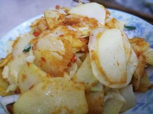 榨广椒土豆片的做法 步骤4