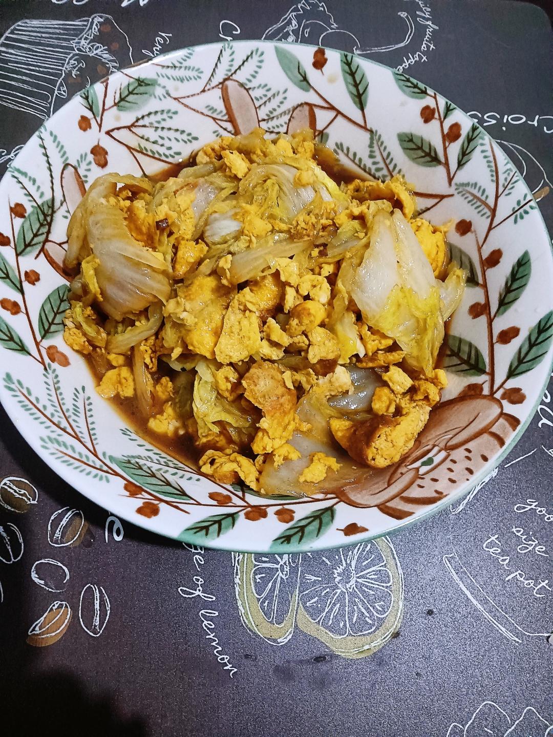 娃娃菜炒鸡蛋