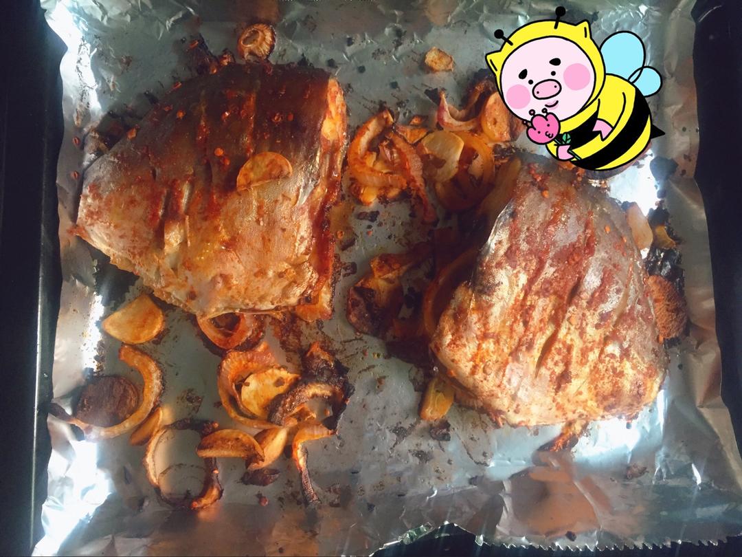 烤鲳鱼