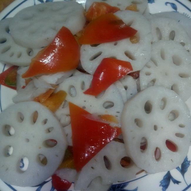 凉拌藕片