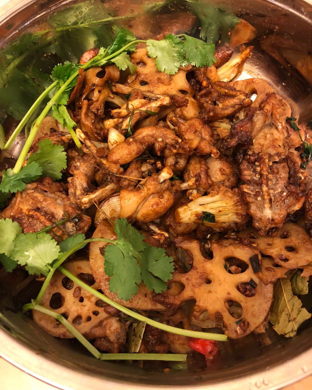 干锅牛蛙