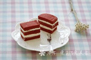 红丝绒奶油夹心蛋糕的做法 步骤16
