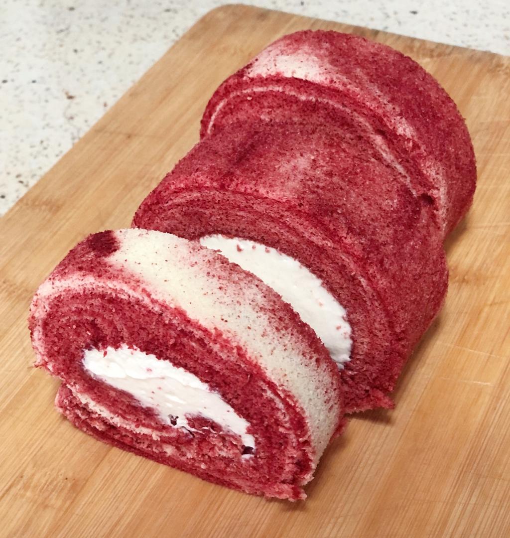 无油酸奶奶酪双享大理石蛋糕卷