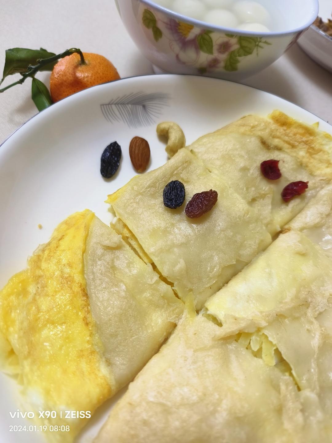 简单好吃的学生早餐鸡蛋饼
