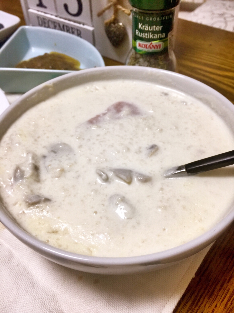 火腿奶油蘑菇汤的做法