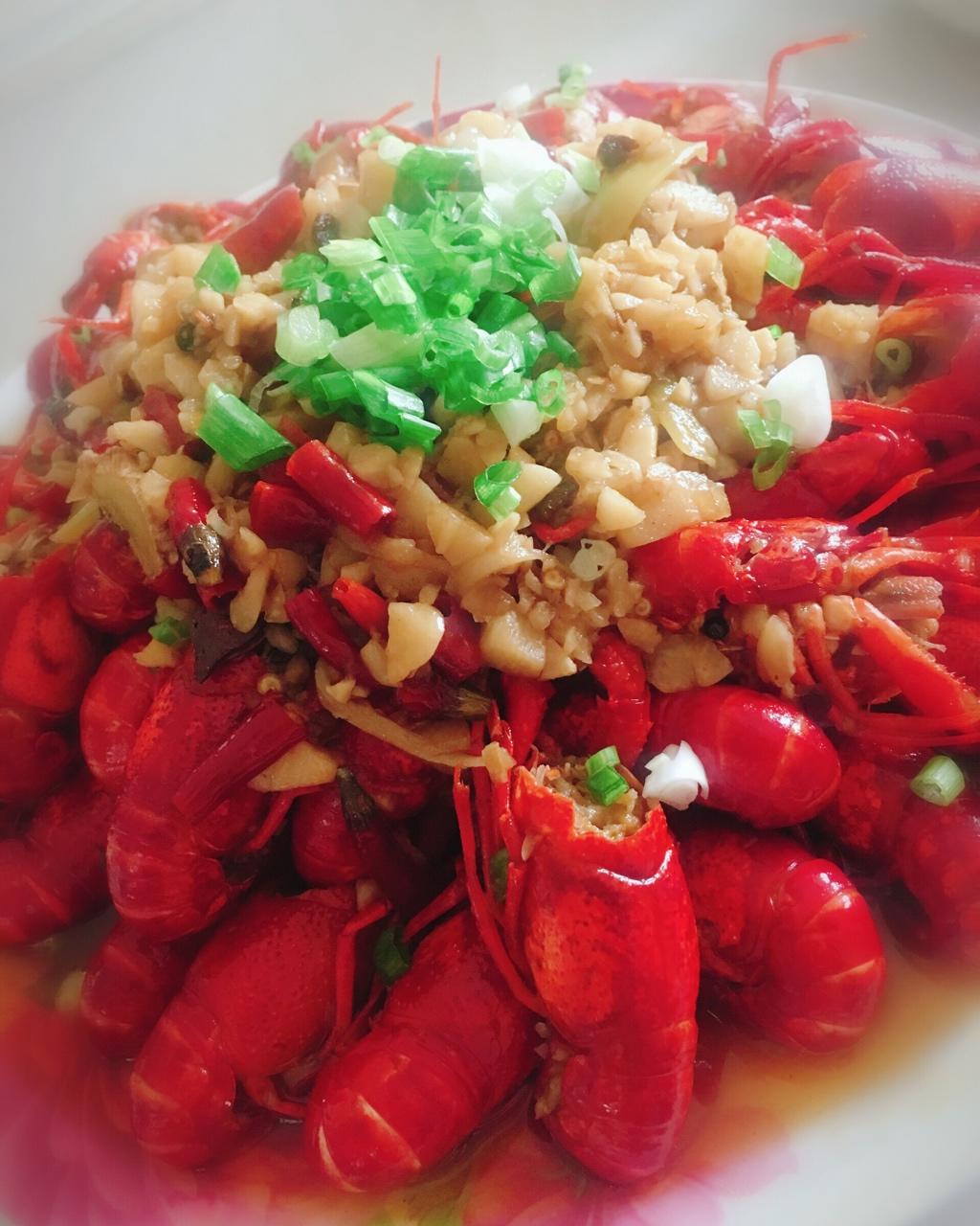 蒜香 蒜蓉小龙虾 秋叶飘飘_f03v做的蒜蓉小龙虾