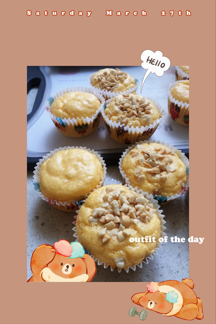 纸杯蛋糕不开裂（可做戚风蛋糕）