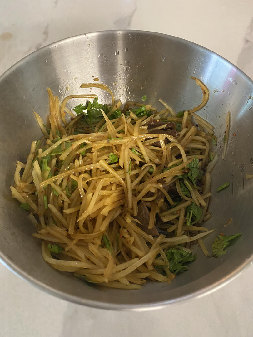 凉拌酸辣土豆丝