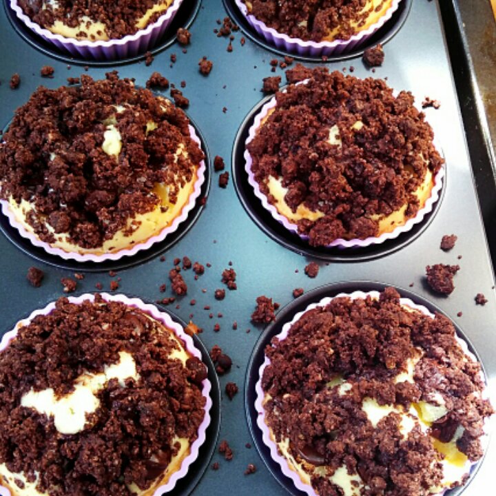 巧克力酥顶玛芬蛋糕 Choc Chip Muffins