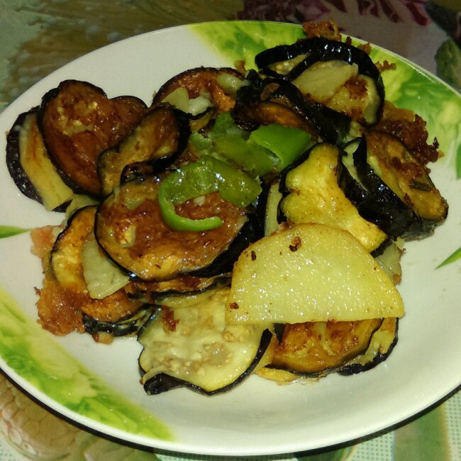 香煎土豆泥茄盒