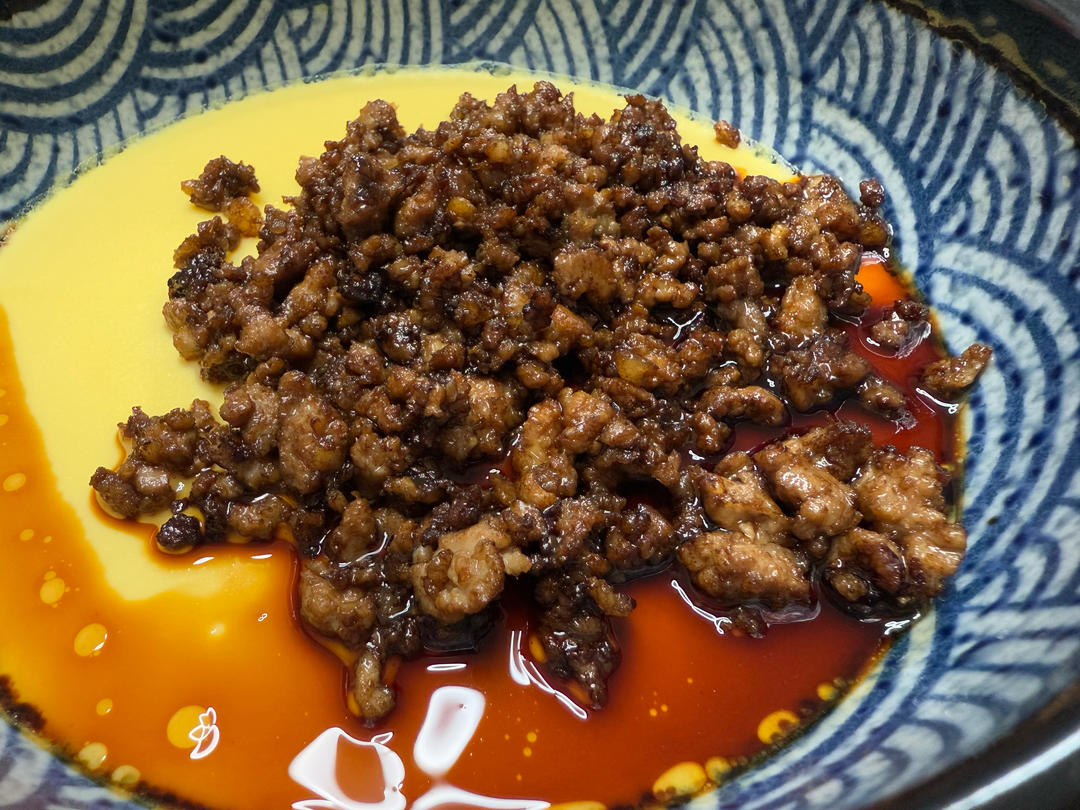 比布丁还要嫩！巨好吃又营养的肉末水蒸蛋