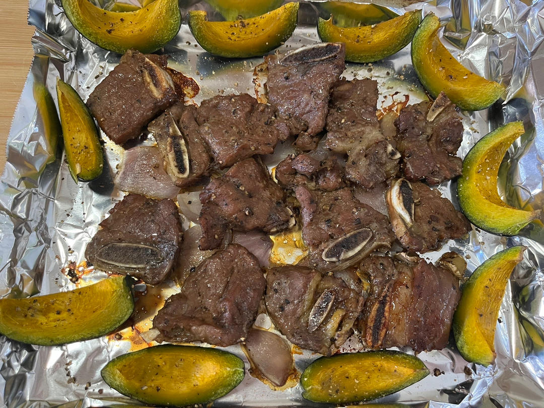 宝宝也能吃的黑椒牛仔骨烤箱版