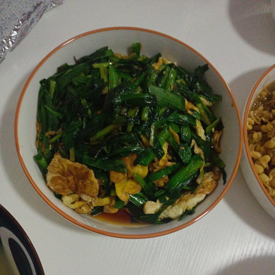 韭菜炒鸡蛋——三分钟快手下饭菜 掌握火候的秘诀