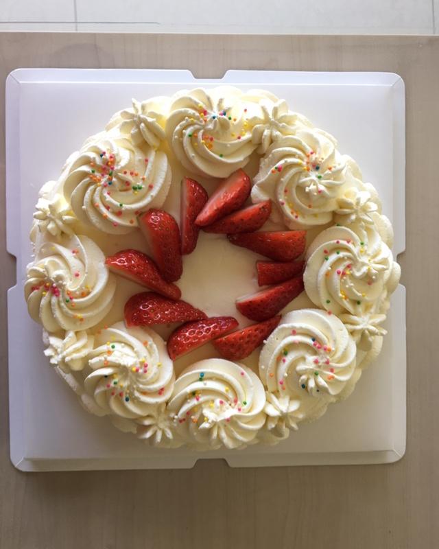 奥运天使做的裱花蛋糕