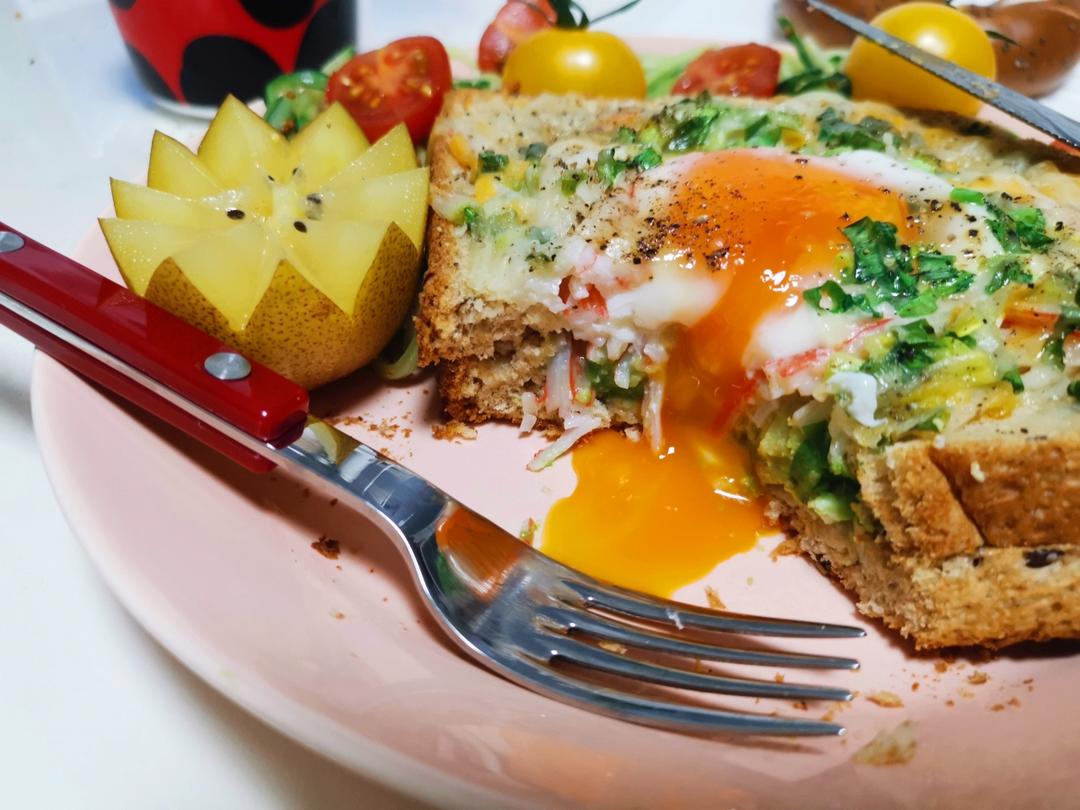 无处安放的蛋焗多味吐司盒