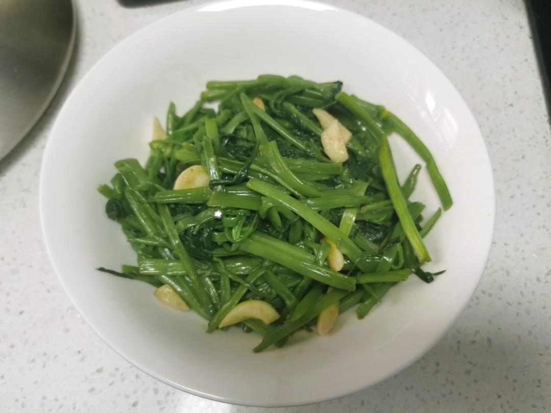 炒空心菜不发黑