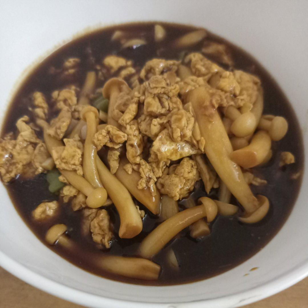 糖醋蛋炒白玉菇