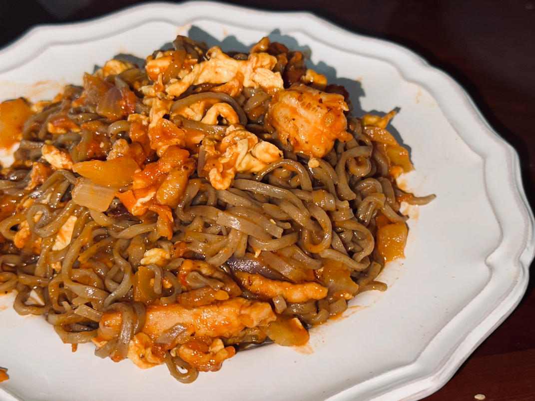 史上最浓郁的番茄鸡蛋拌面（茄汁拌川）