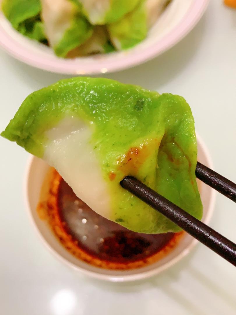 翡翠白菜饺