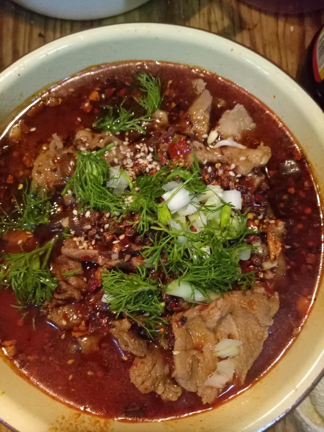 水煮肉片（吃不够的下饭菜）