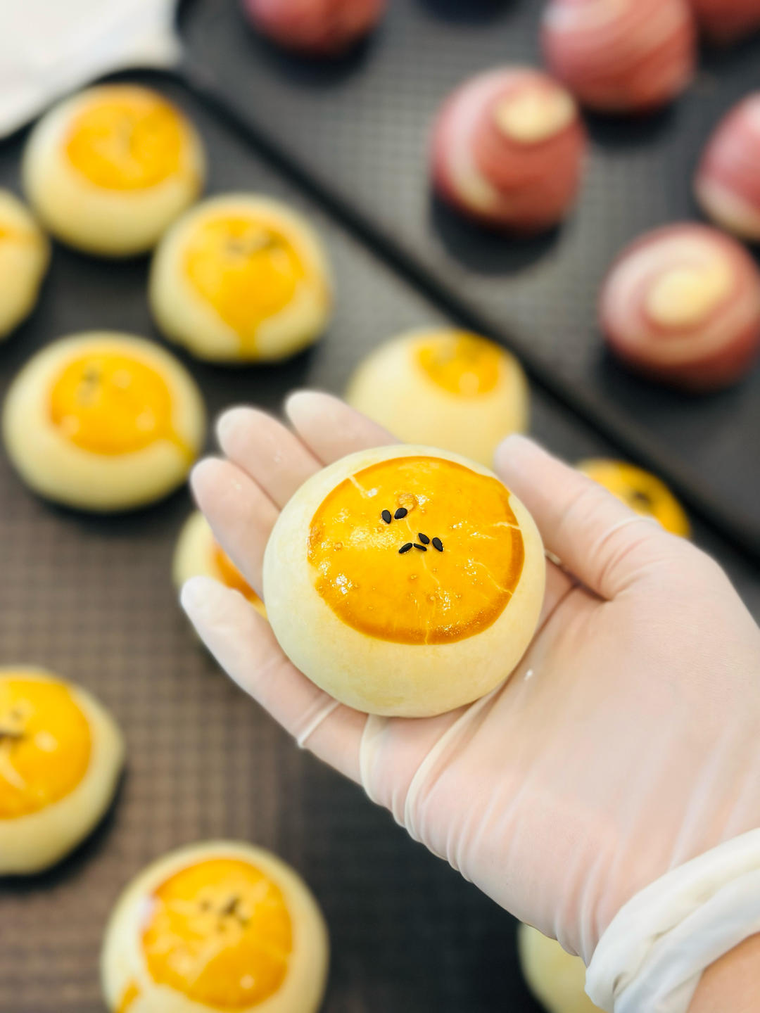 超简单 免揉 酥掉渣的蛋黄酥(超详细附全程视频)不破酥『万能酥皮』