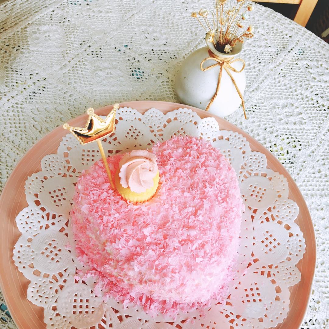 6寸原味戚风蛋糕