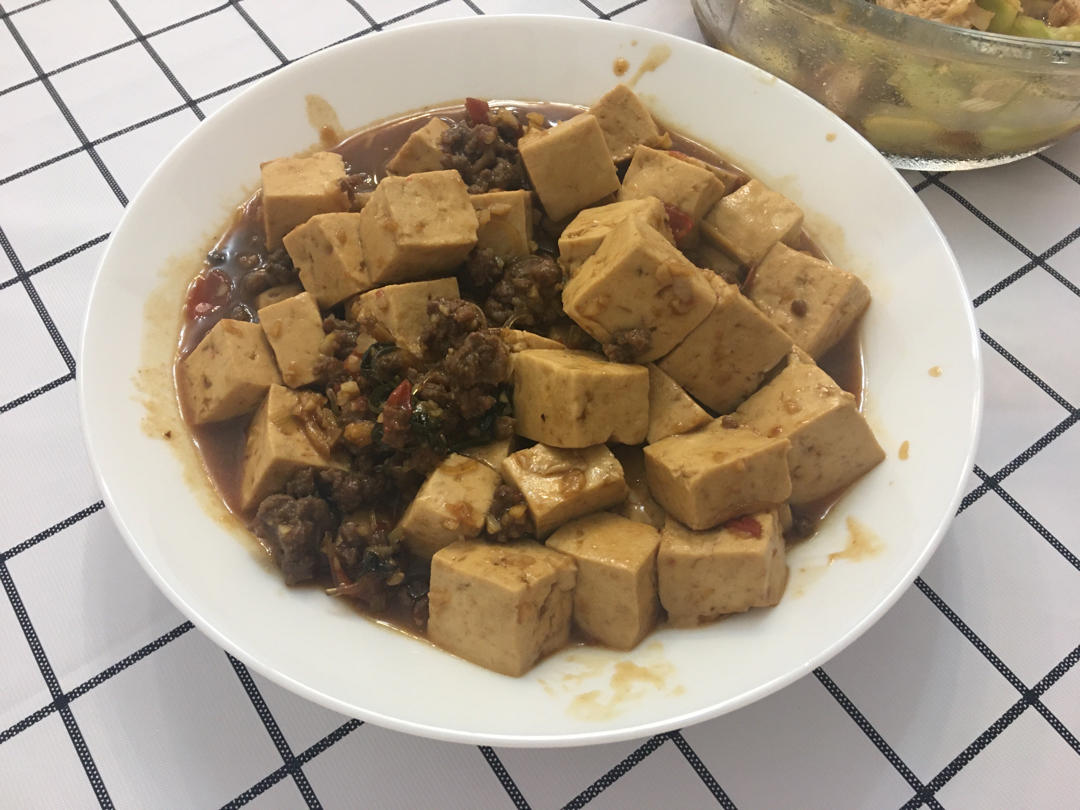 肉末烧豆腐