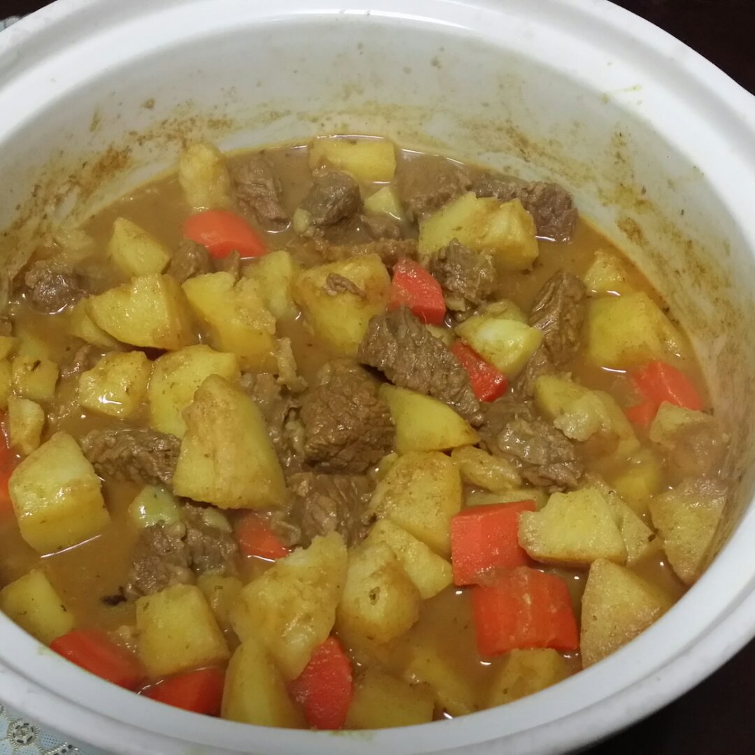 咖喱土豆牛肉