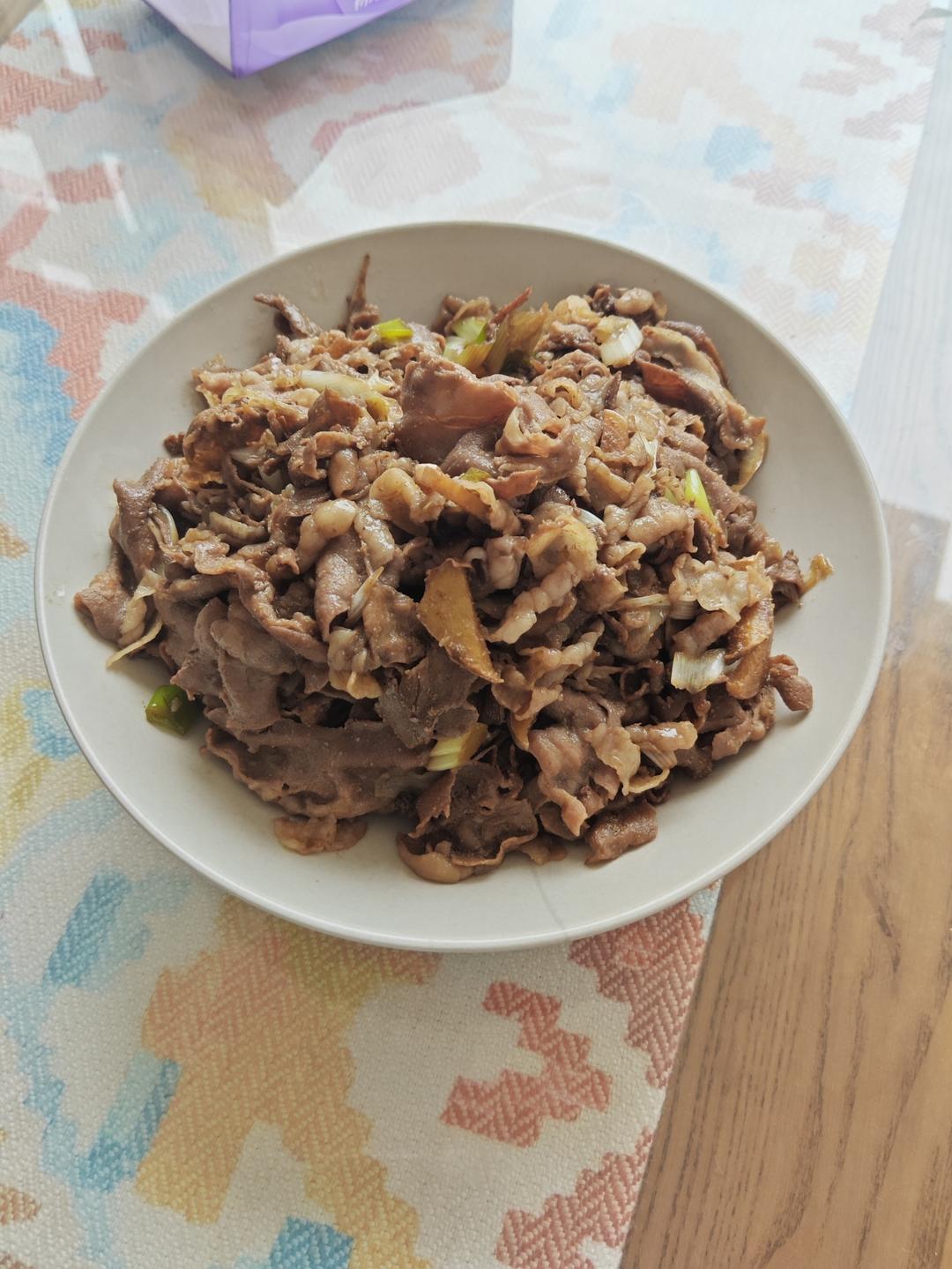葱爆孜然羊肉卷