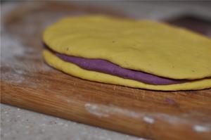 紫薯南瓜花样馒头的做法 步骤12
