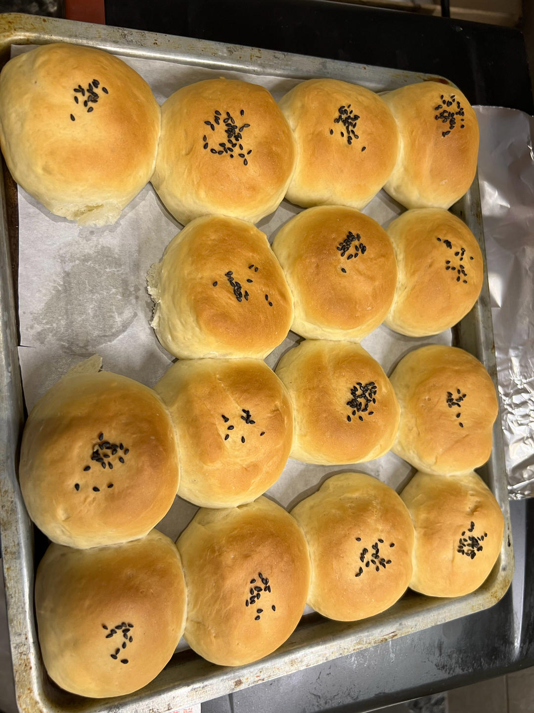 云朵牛奶小面包（无油低糖）❗️免揉面免手套膜❗️