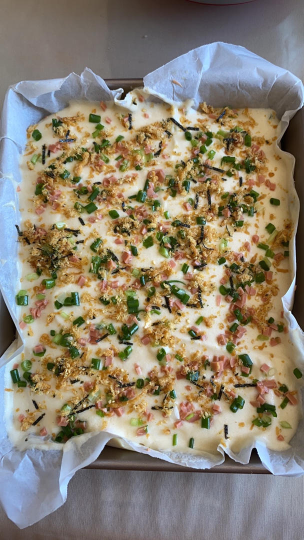 香葱肉松蛋糕卷