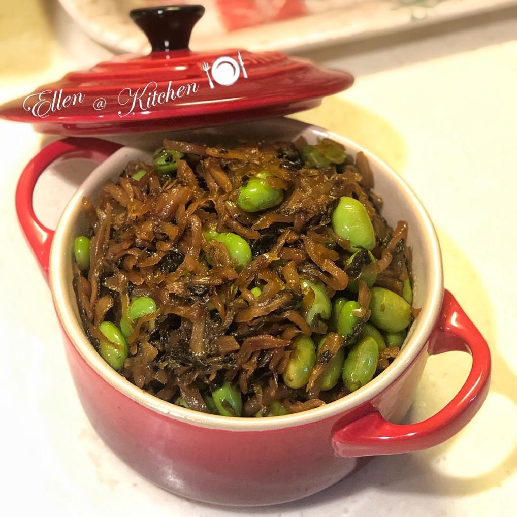 干煸梅干菜毛豆