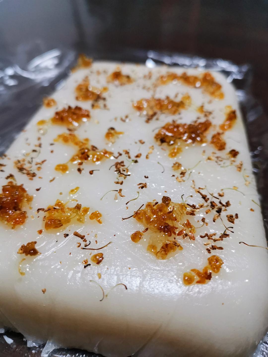 小狐狸jofz做的桂花拉糕