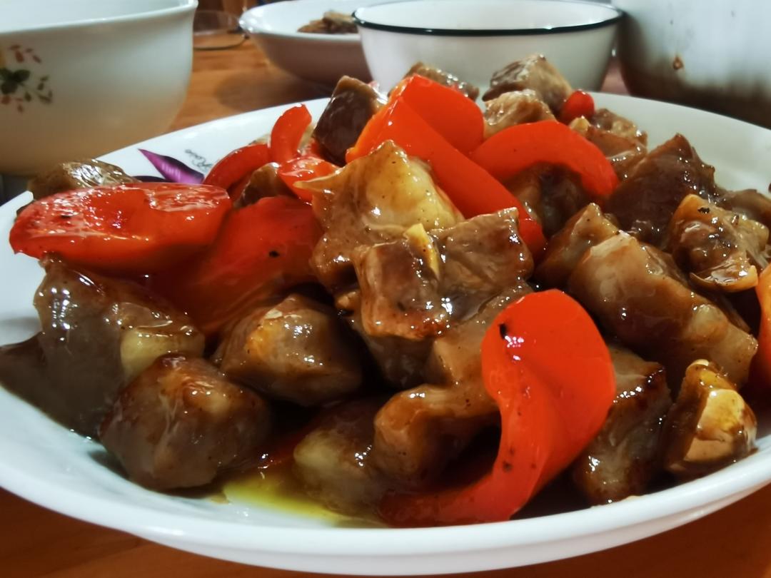 黑胡椒牛腩粒