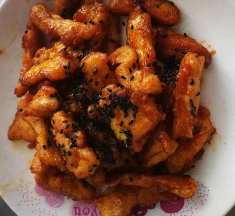 糖醋里脊(鸡胸版)