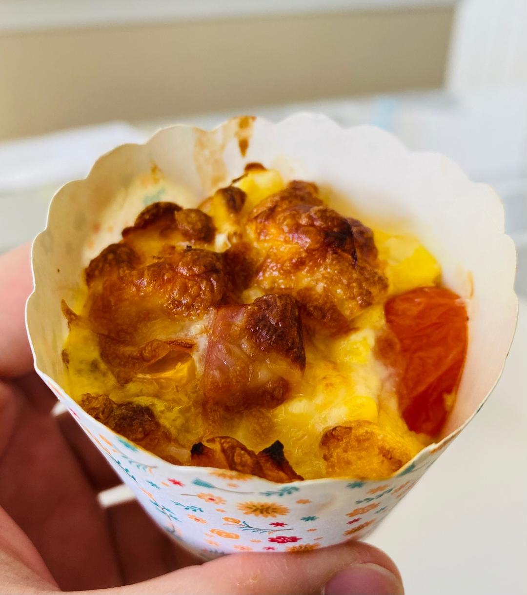 蔬菜芝士吐司杯