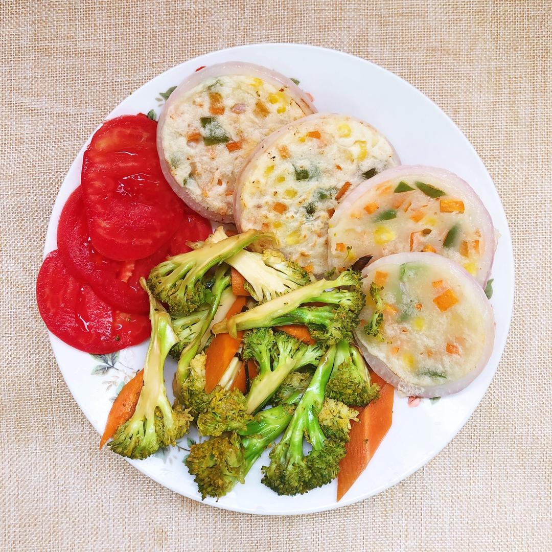 洋葱圈蛋饼