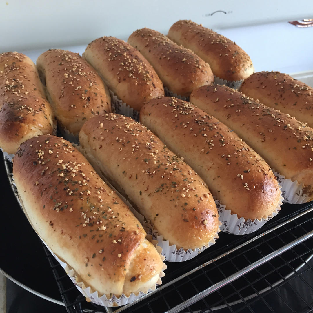 香葱芝士面包（一次发酵）